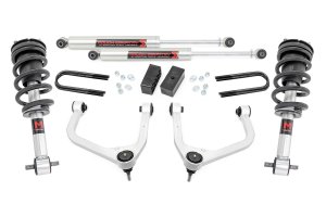 GMC Sierra 1500 Suspension Lift Kit - Front + Rear - Rough Country - Mono Leaf Rear | M1 Struts/M1 - 2025+